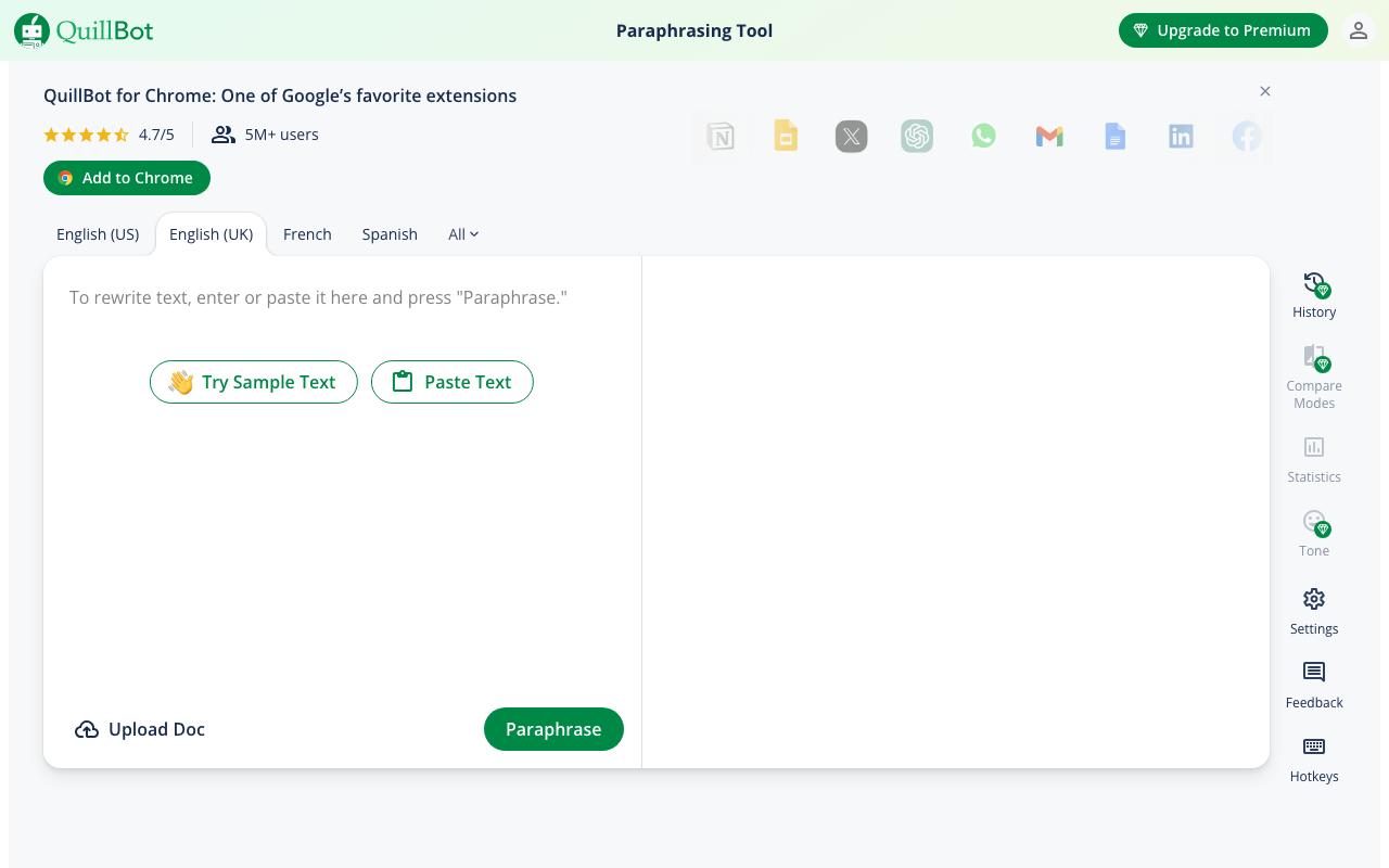 QuillBot screenshot